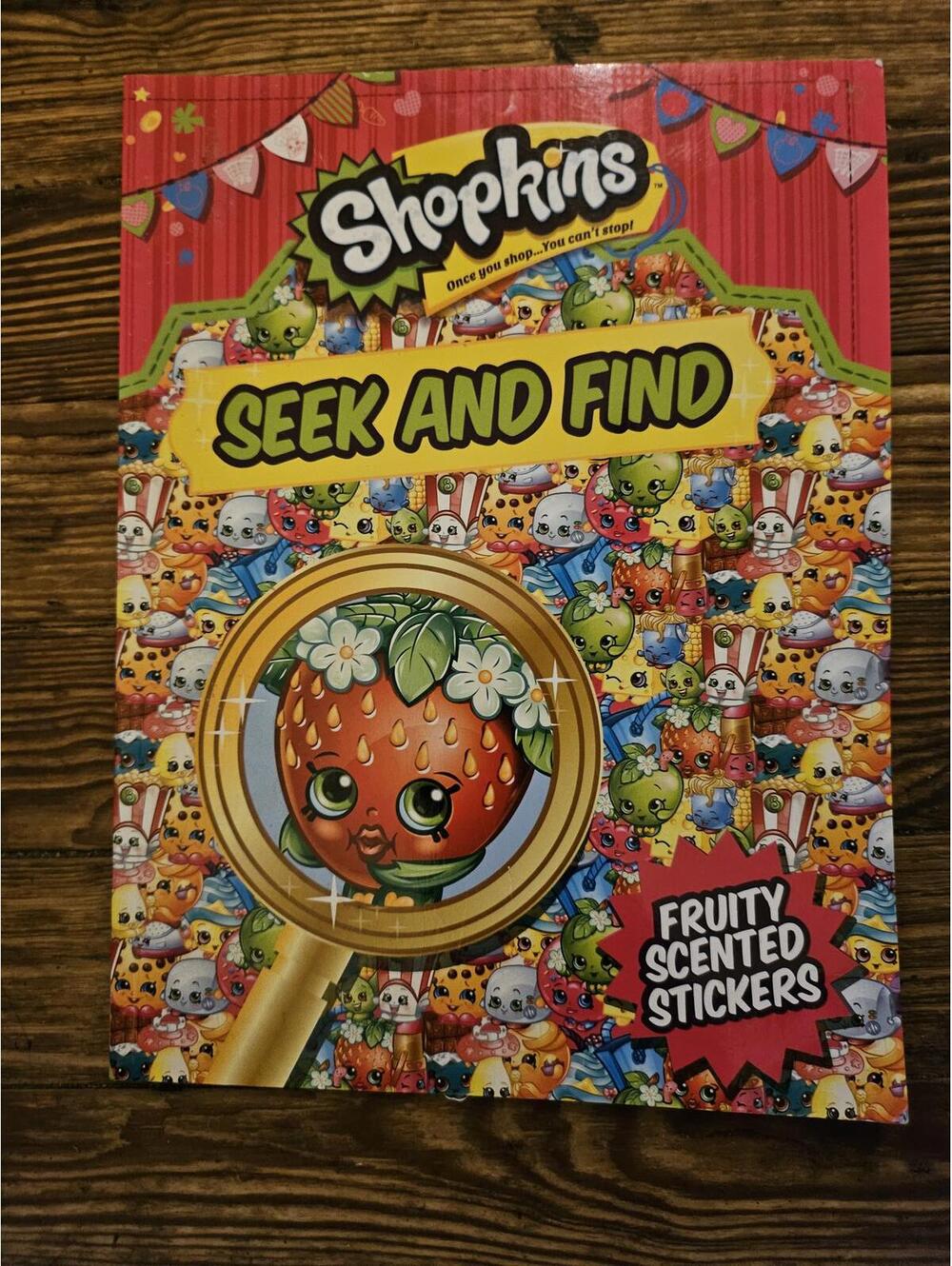 NEW Shopkins stickers and Seek & Find activity book